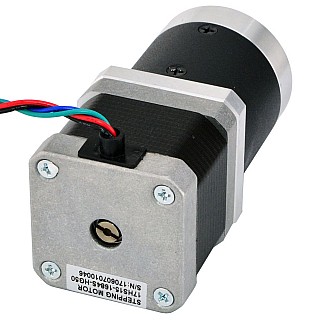 Nema 17 Stepper Motor L=39mm Gear Ratio 50:1 High Precision Planetary  Gearbox - 17HS15-1684S-HG50