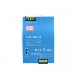 NDR-480-24 MEANWELL 480W 24VDC 20A 115/230VAC DIN Rail Power Supply -  NDR-480-24|STEPPERONLINE